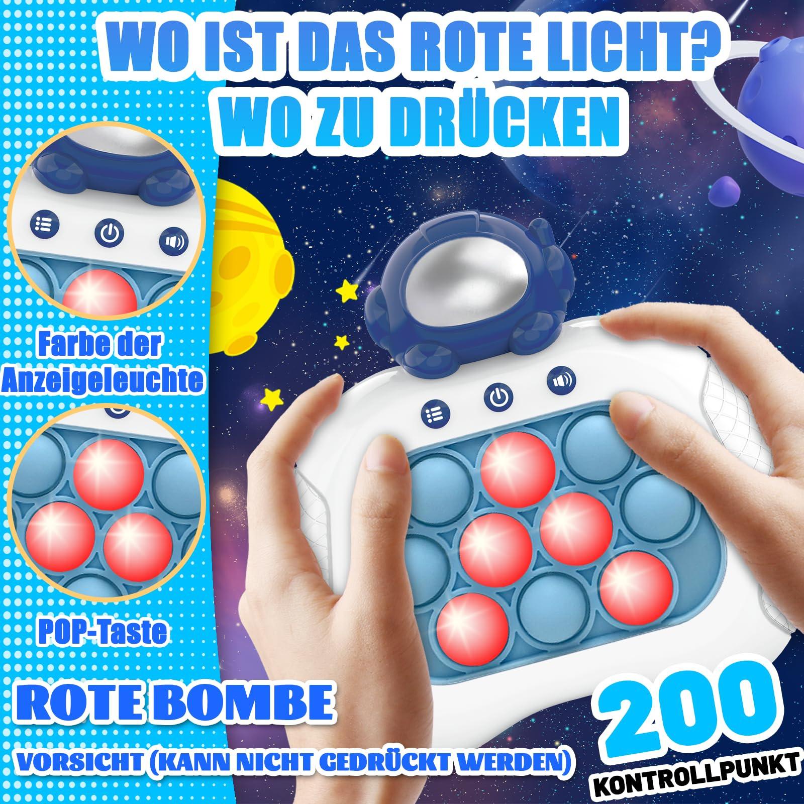 Activity-board  Schnelles Push-Spiel Pop Fidget Spielzeug,Pop Spielzeug Kinder,Pop Bubble Quick Push Spiel 