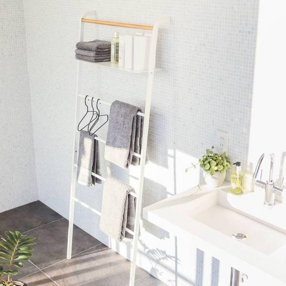 Yamazaki Cintre pour échelle avec étagère TOWER  