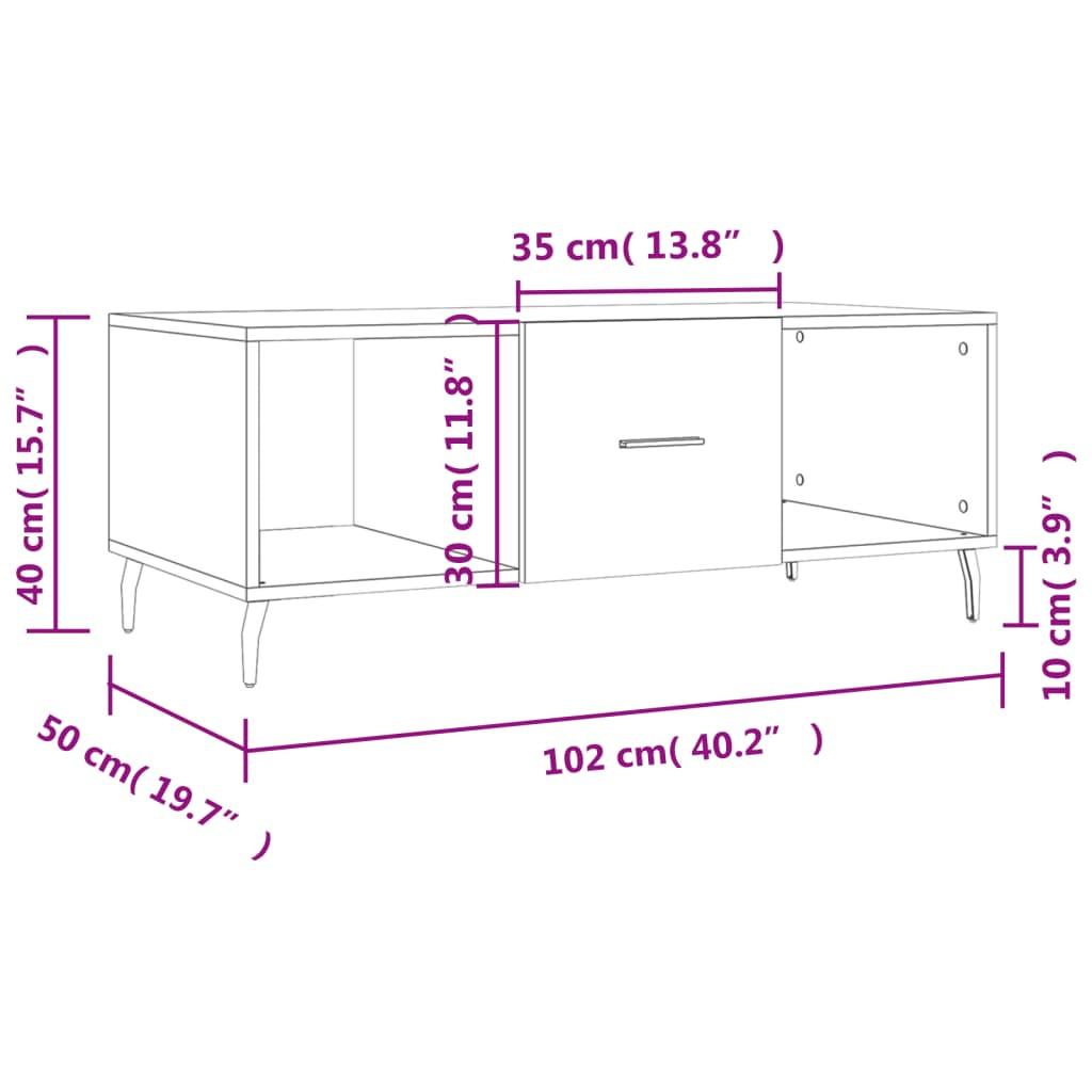 VidaXL Couchtisch holzwerkstoff  