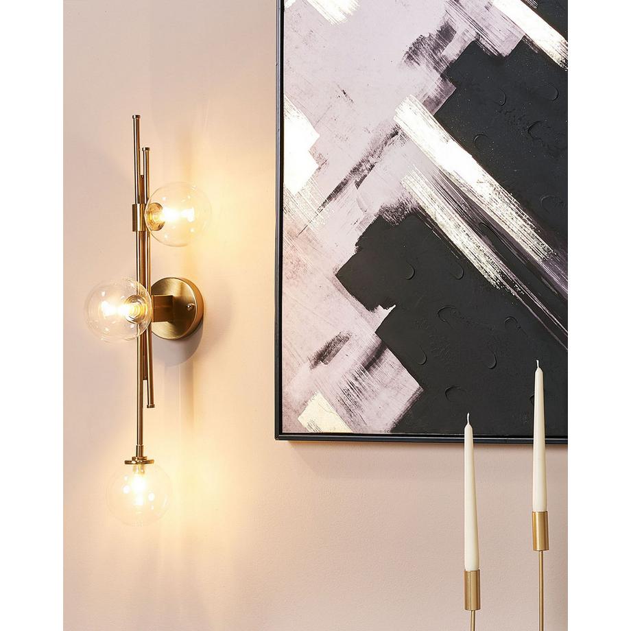 Beliani Lampe murale en Métal  TULIJA  