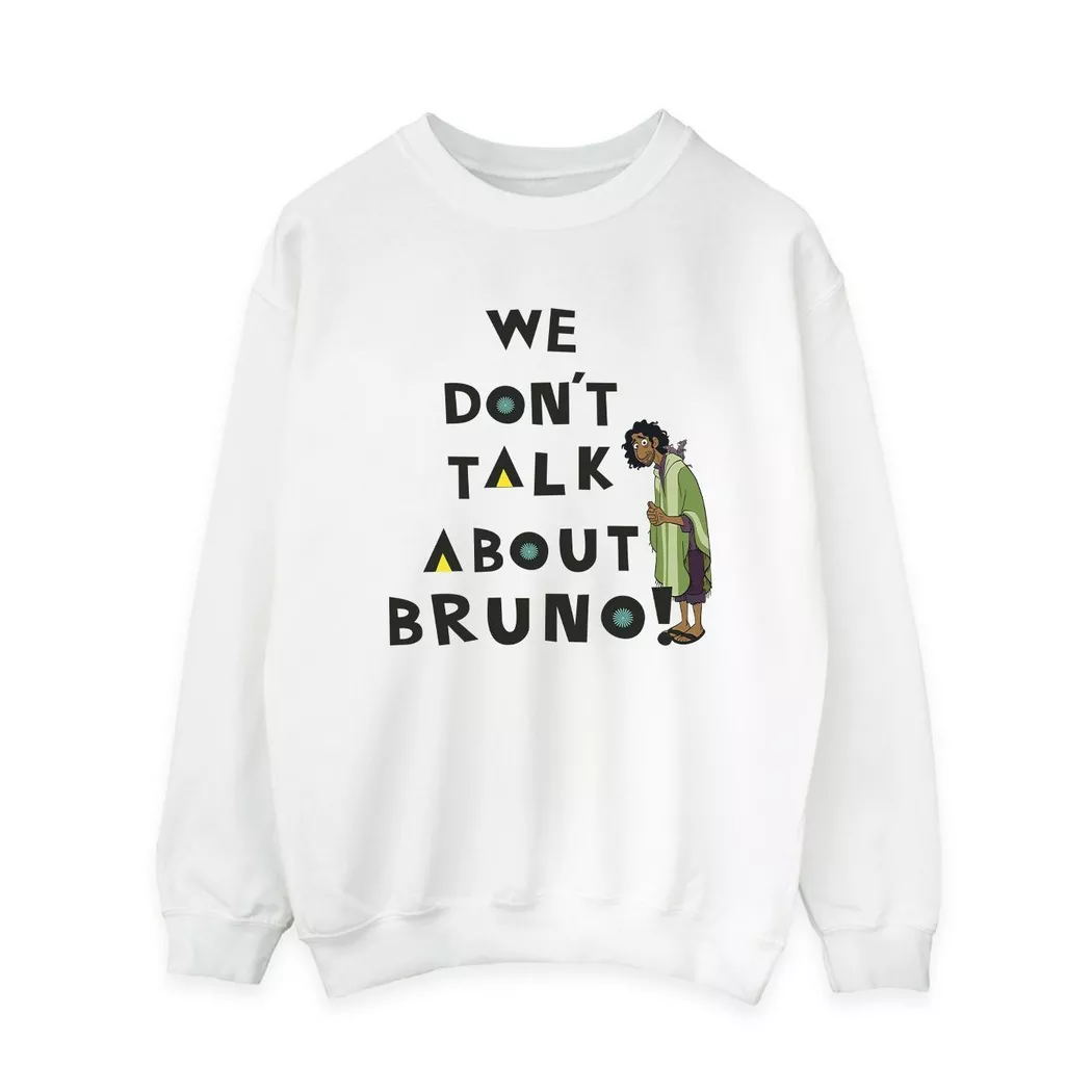 Disney - Encanto We Dont Talk About Bruno Sweatshirt, für Damen, Weiss, Größe S