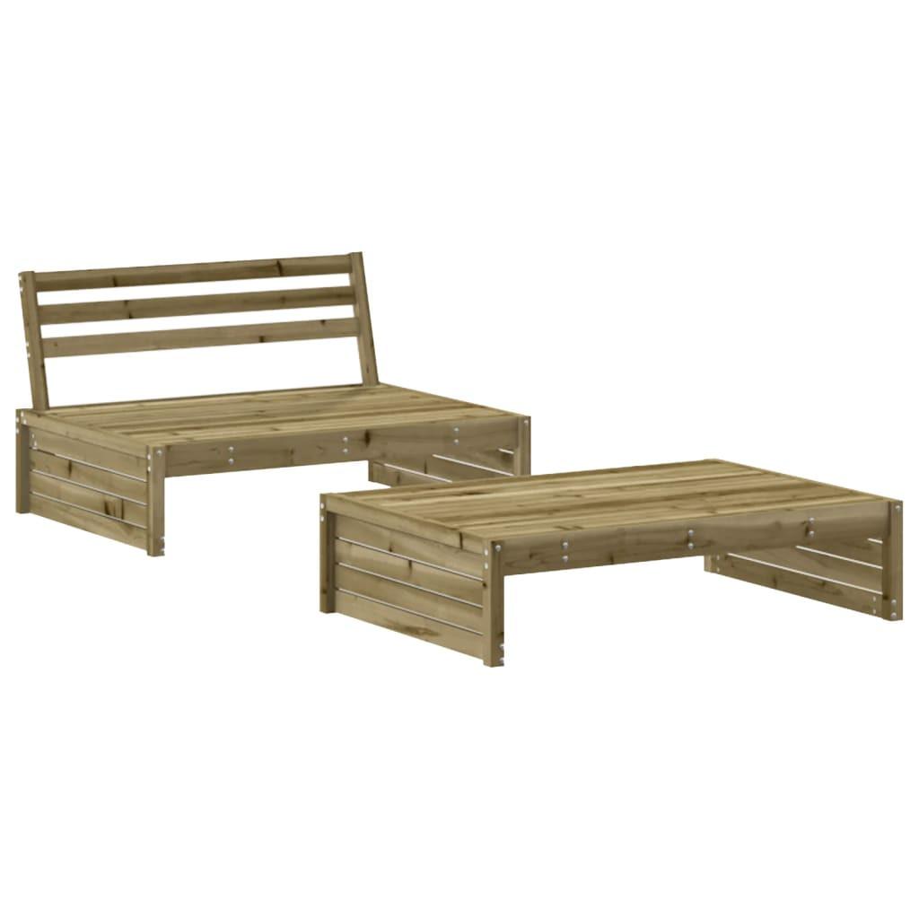 VidaXL set divani da giardino Legno di pino impregnato  