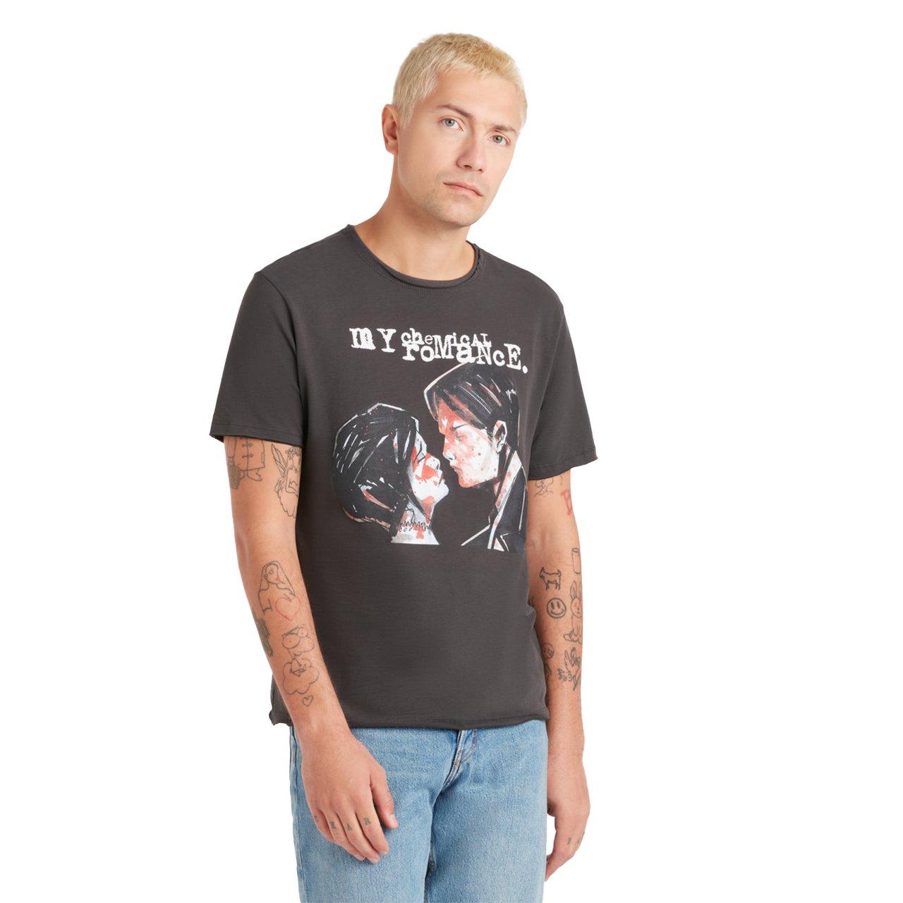 Image of Three Cheers For Sweet Revenge Tshirt Damen Charcoal Black L