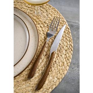 SCHOU Set di posate (4 pezzi) effetto legno  