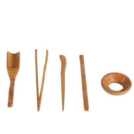 Northix  Ensemble d'engrenages en bambou - thé - 5 pcs 