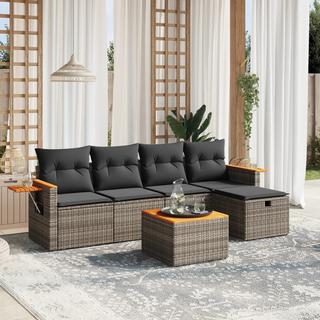 VidaXL Garten sofagarnitur poly-rattan  