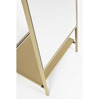 mutoni Standspiegel Arin mit Garderobenhacken Gold 46x182  