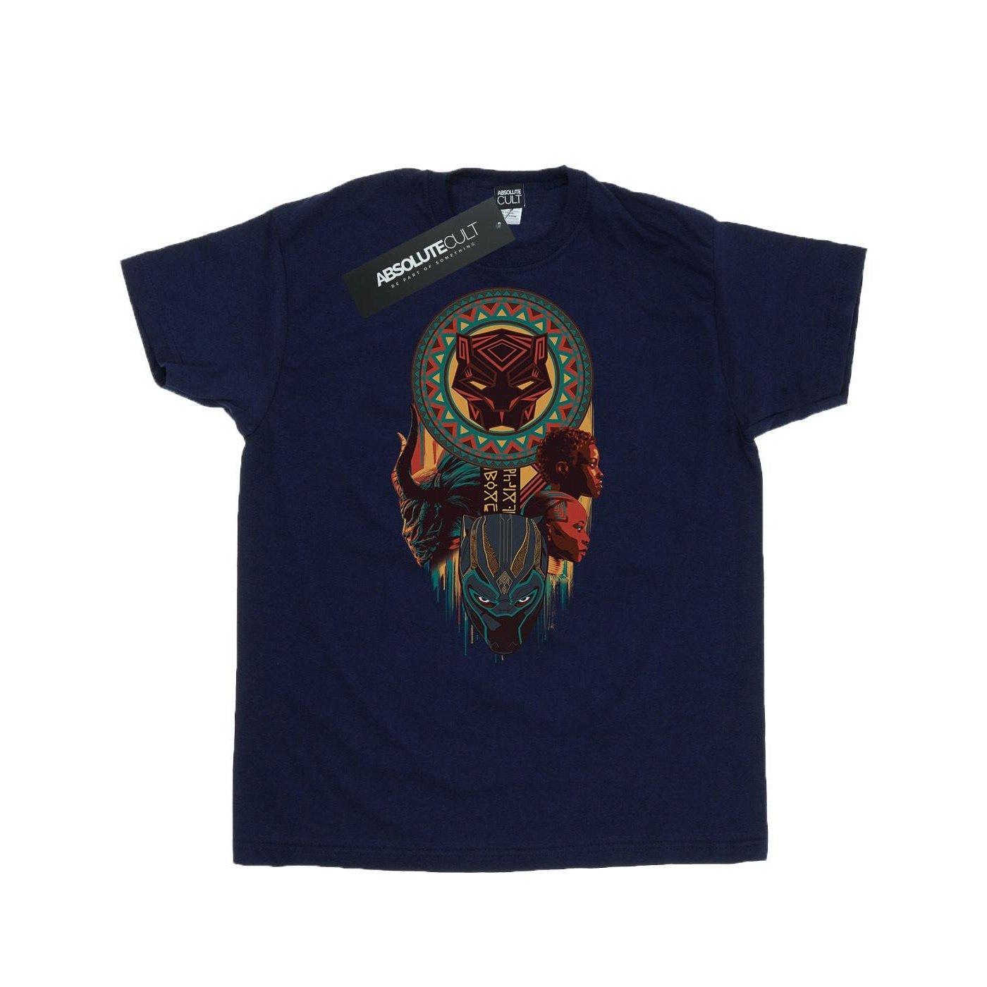 Image of Black Panther Totem Tshirt Herren Marine M