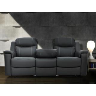 Vente-unique Relaxsofa Leder 3Sitzer EVASION  