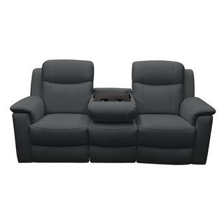 Vente-unique Relaxsofa Leder 3Sitzer EVASION  