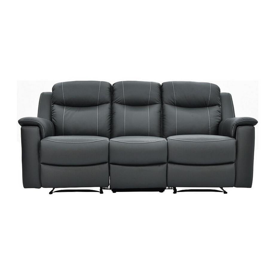 Vente-unique Relaxsofa Leder 3Sitzer EVASION  