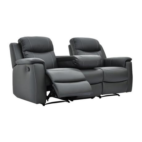 Vente-unique Relaxsofa Leder 3Sitzer EVASION  