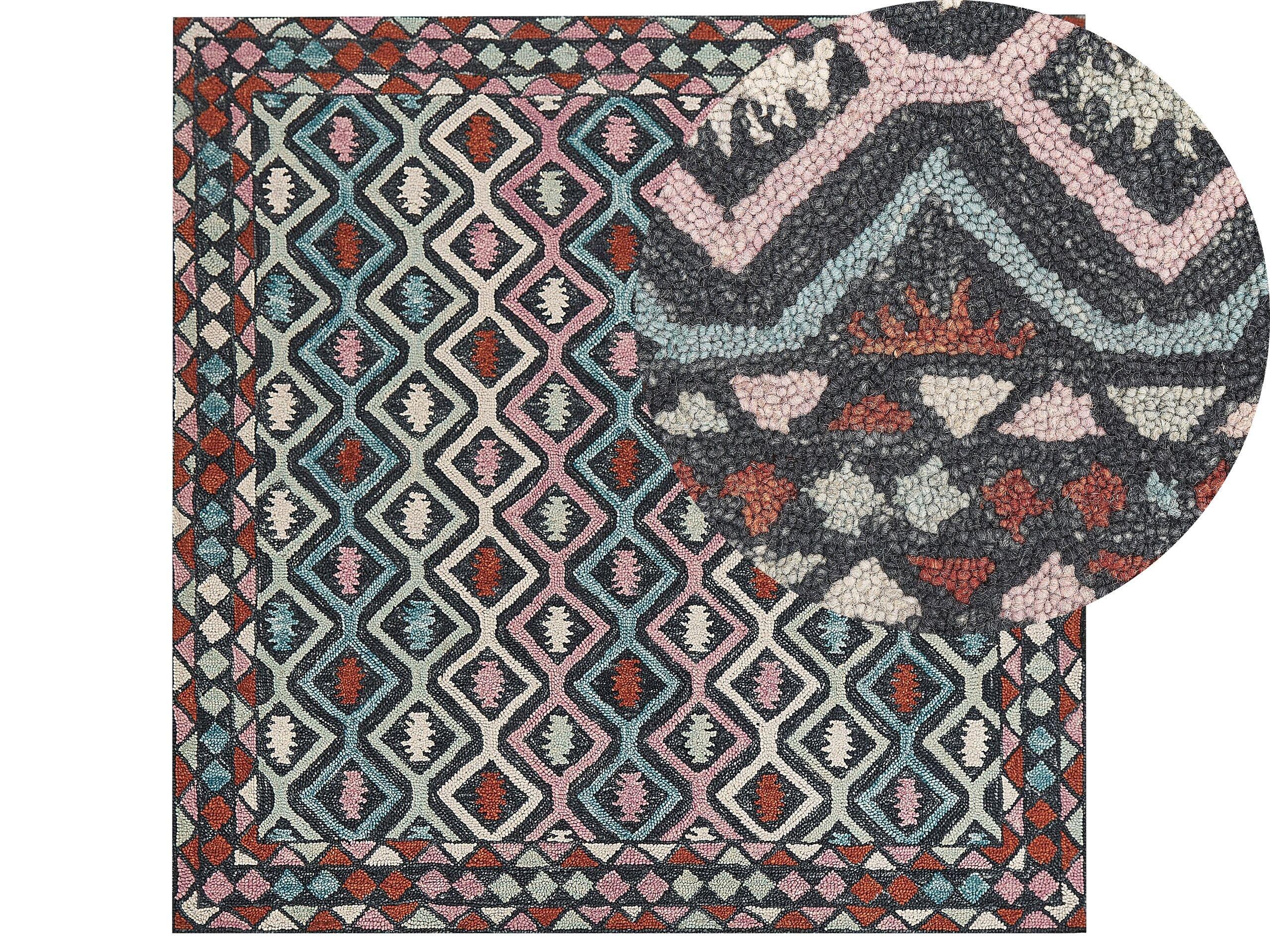 Beliani Tapis en Laine Traditionnel HAYMANA  