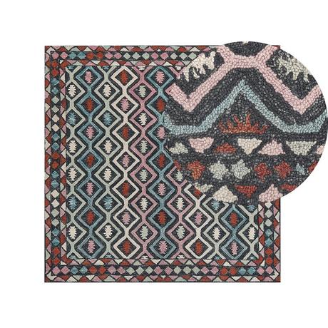 Beliani Tapis en Laine Traditionnel HAYMANA  