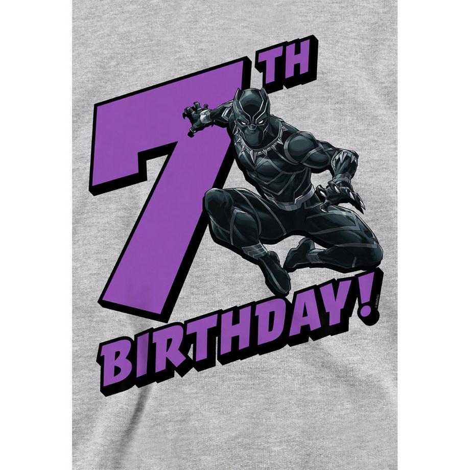 Black Panther  Hoodie Zum Überziehen, Meliert, 11. Geburtstag 