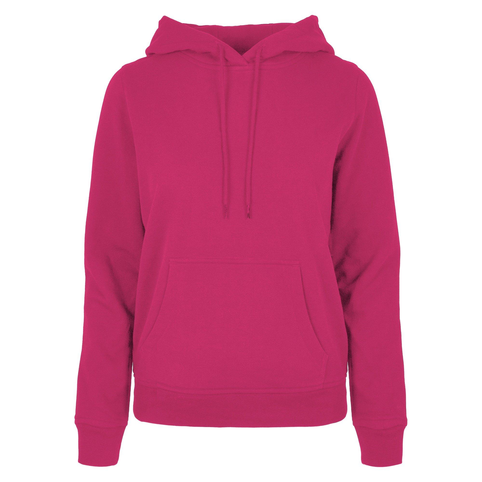 Image of Basic Kapuzenpullover Damen Dunkelrosa 5XL
