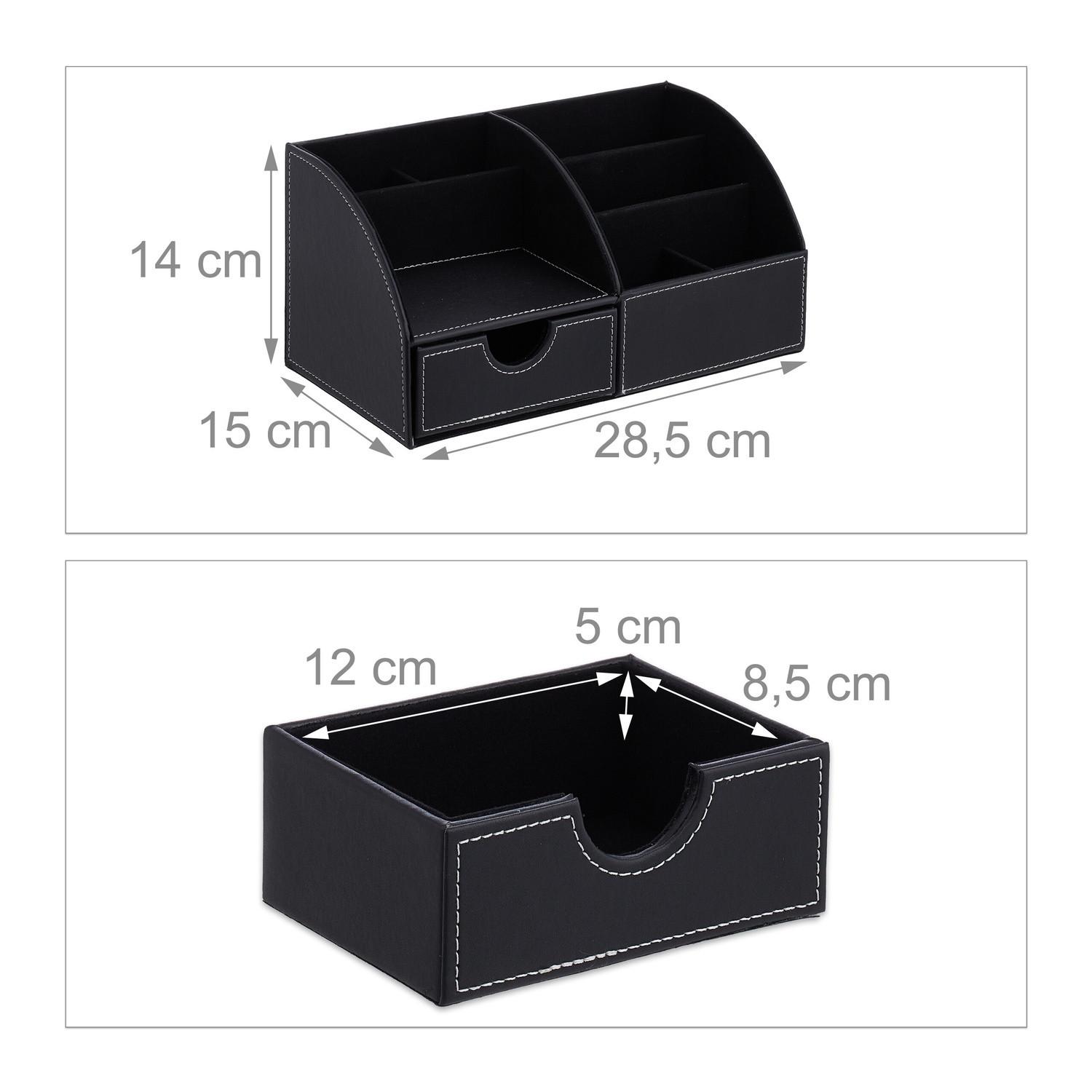 Northio Organizzazione della scrivania in similpelle  