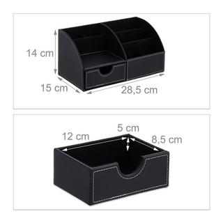 Northio Organizzazione della scrivania in similpelle  