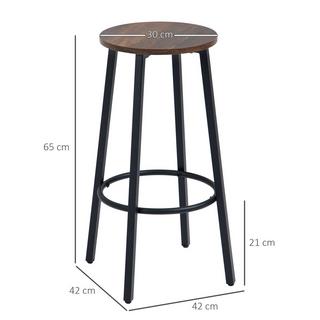 HOMCOM tabouret de bar  