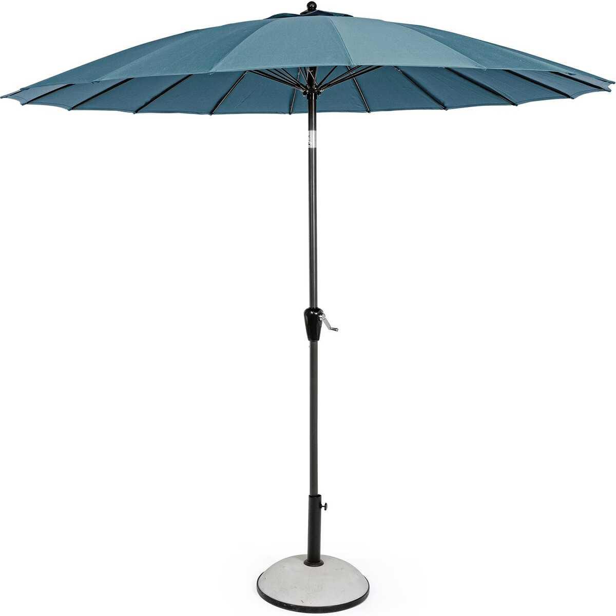 mutoni Parasol Atlanta 270 anthracite bleu paon  