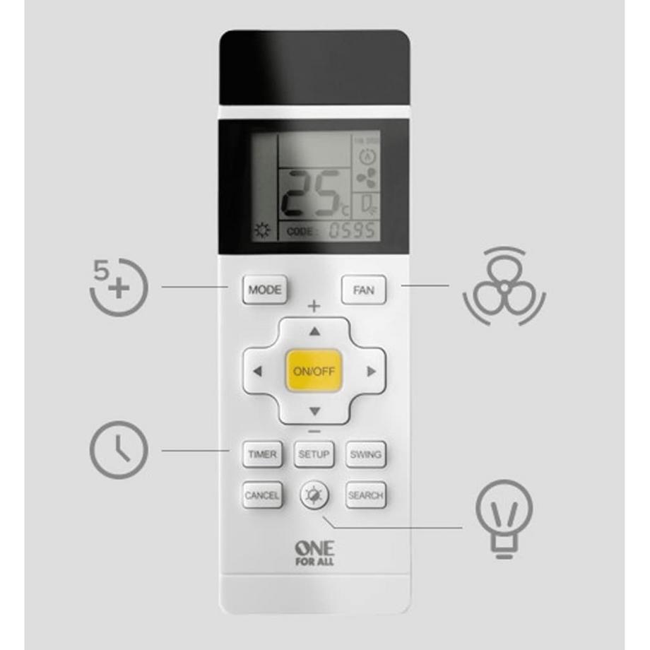 One For All  Télécommande pour climatiseur 