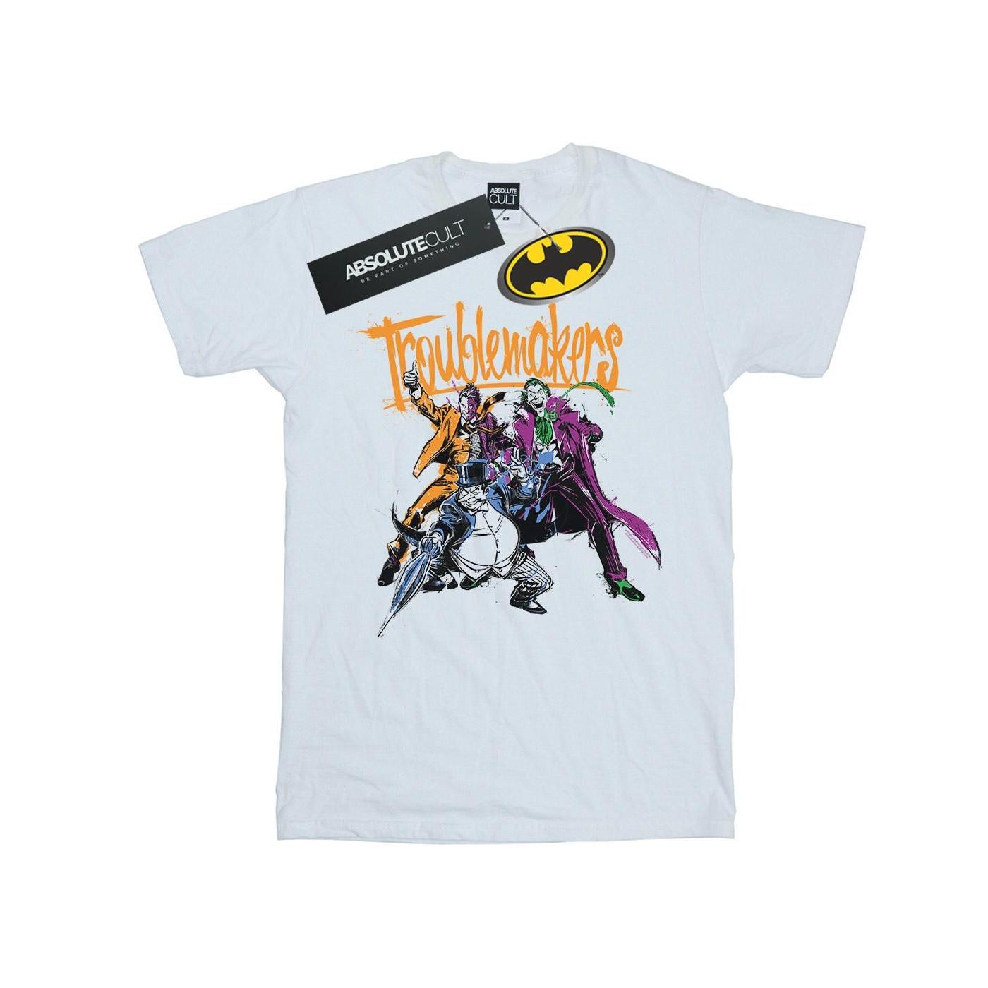 Image of Batman Troublemakers Tshirt Mädchen Weiss 140/146