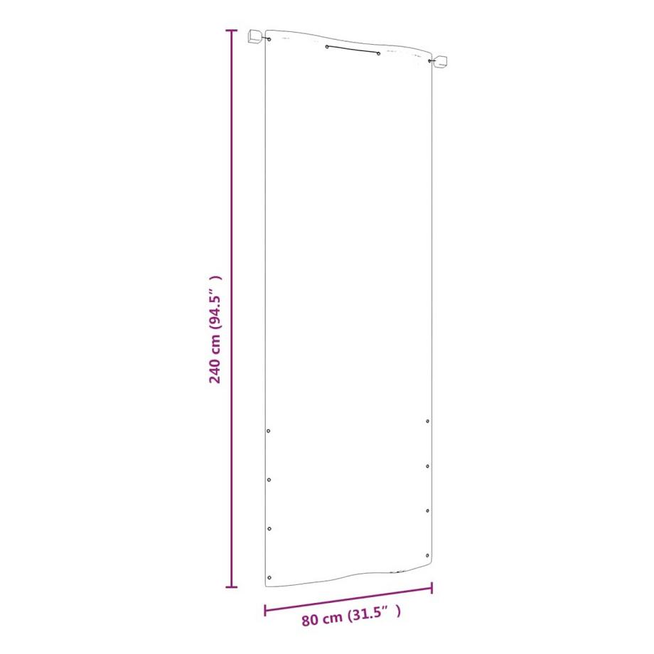 VidaXL paravento per balcone  