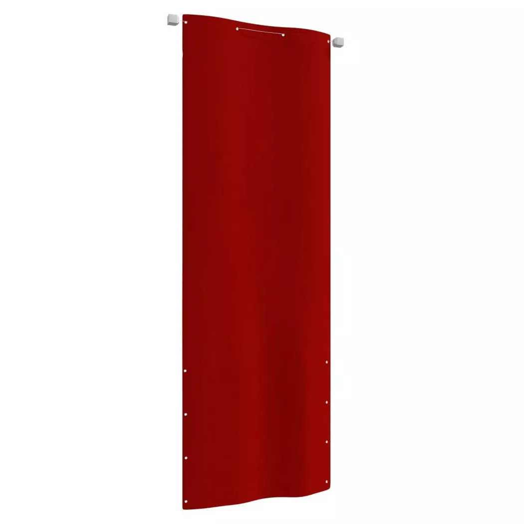 VidaXL - paravento per balcone, One Size, Rosso Multicolore
