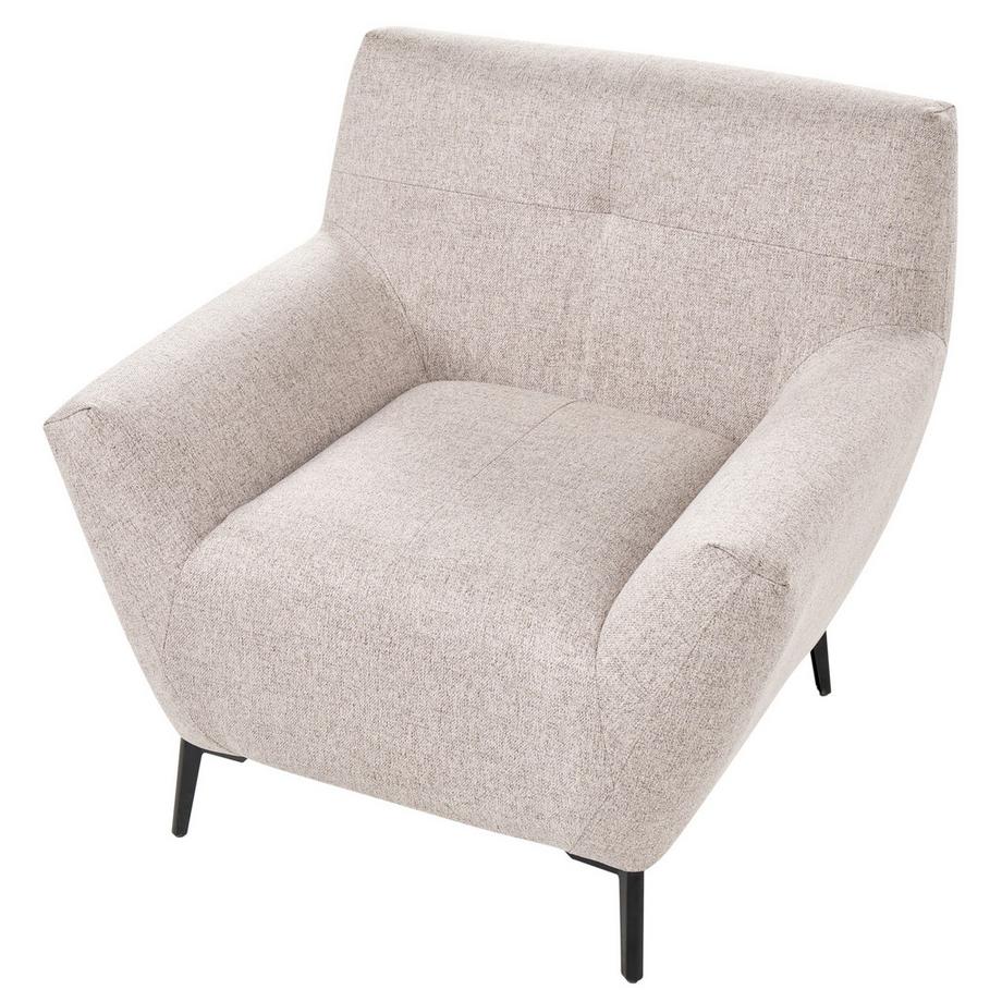 Beliani Sessel aus Stoff Modern LAKENE  
