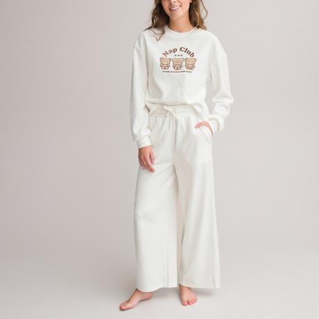 La Redoute Collections  Samtö-Pyjama mit Bärenmotiv 