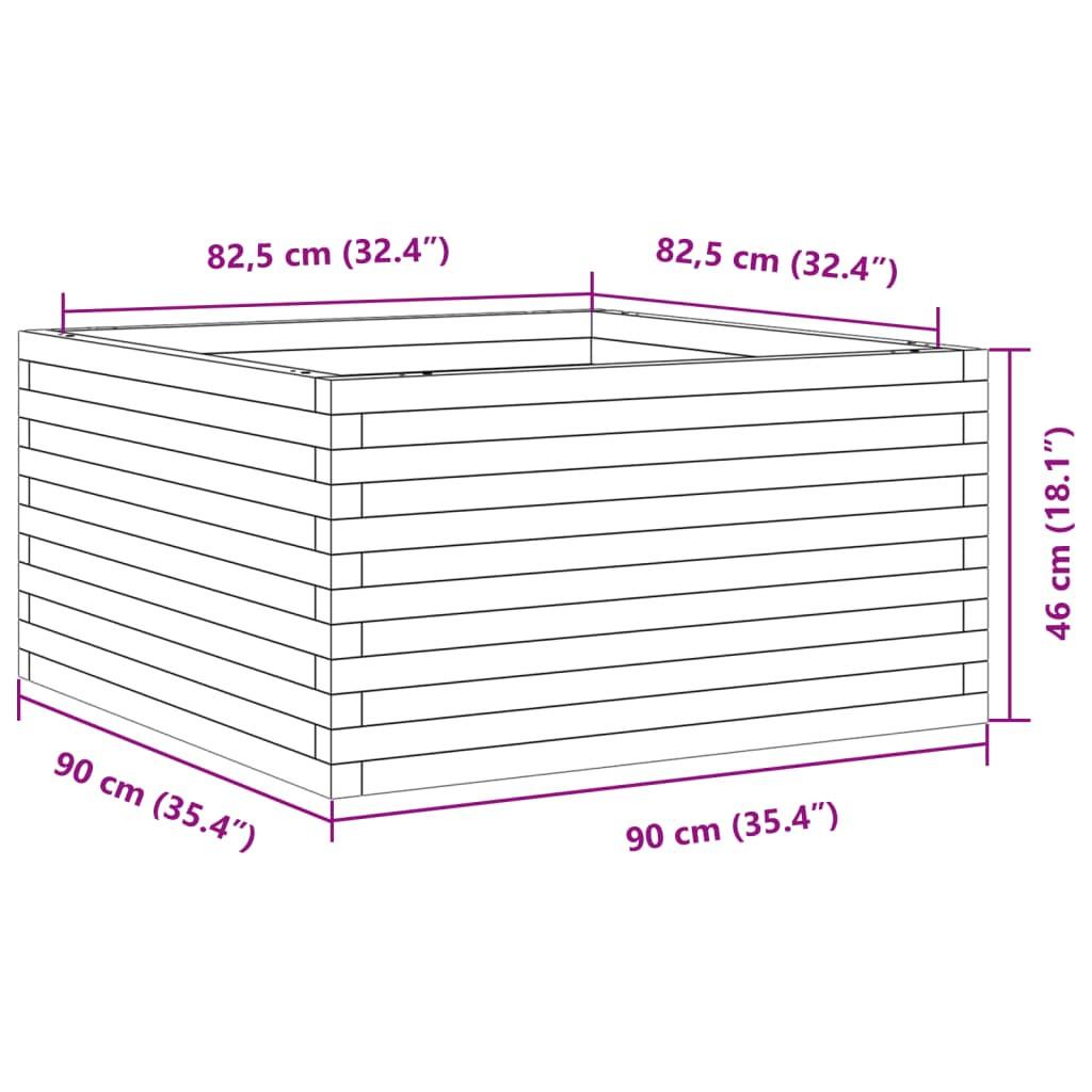 VidaXL Jardinière pinède imprégnée  