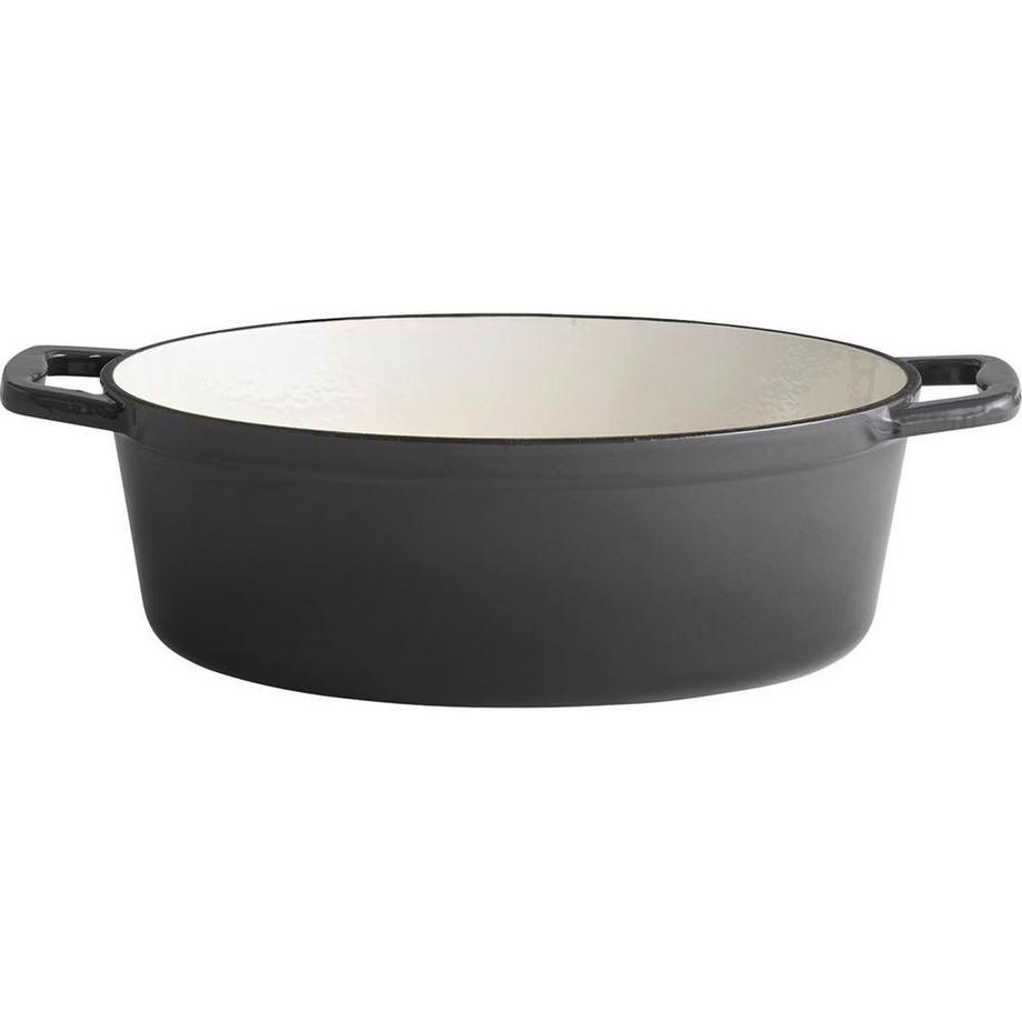 APS Bräter mit Deckel Gusseisen oval  