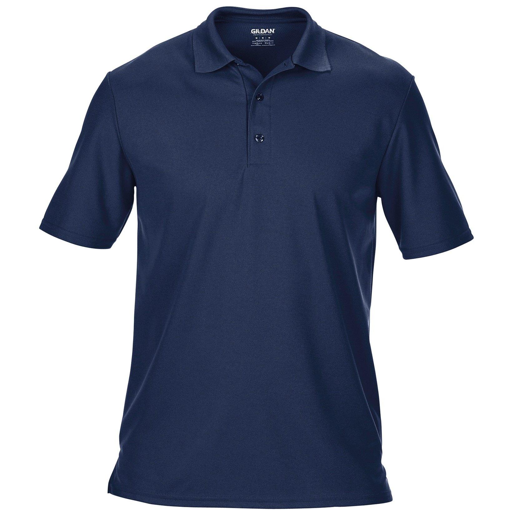 Image of Performance Sport Double Pique Poloshirt Herren Marine S