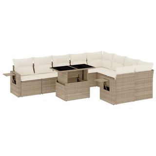 VidaXL set divano da giardino Polirattan  