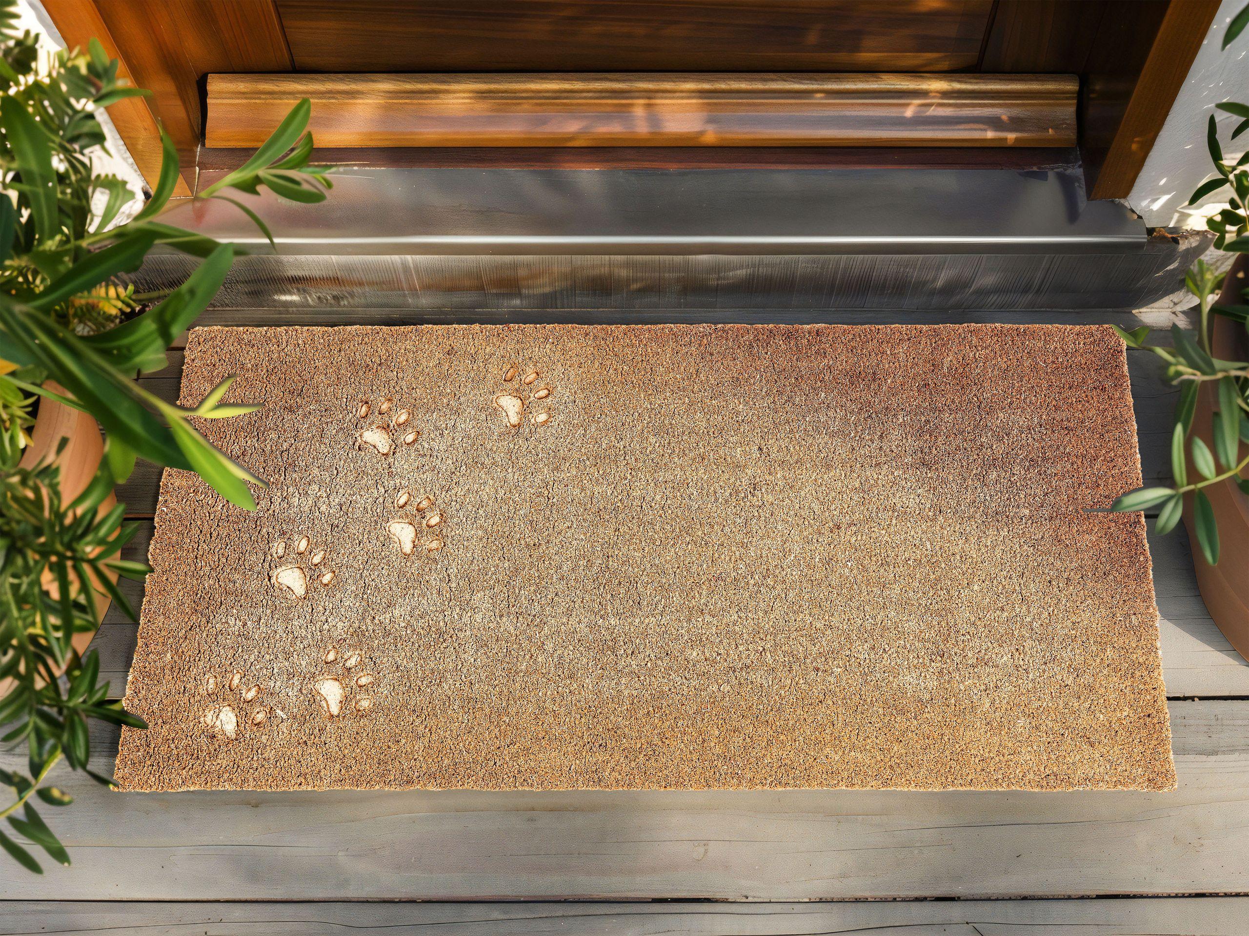 Beliani Tappetino da Ingresso en Fibra di Cocco Moderno TARLAC  