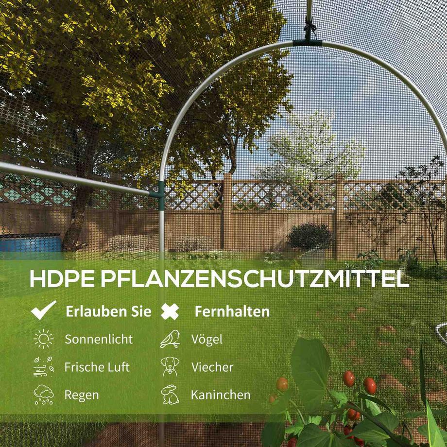 Northio Filet De Protection Contre Les Insectes Filet De Jardin Porte Protection Antiparasitaire Cadre En Acier Hdpe Noir 1,2X1,2M  