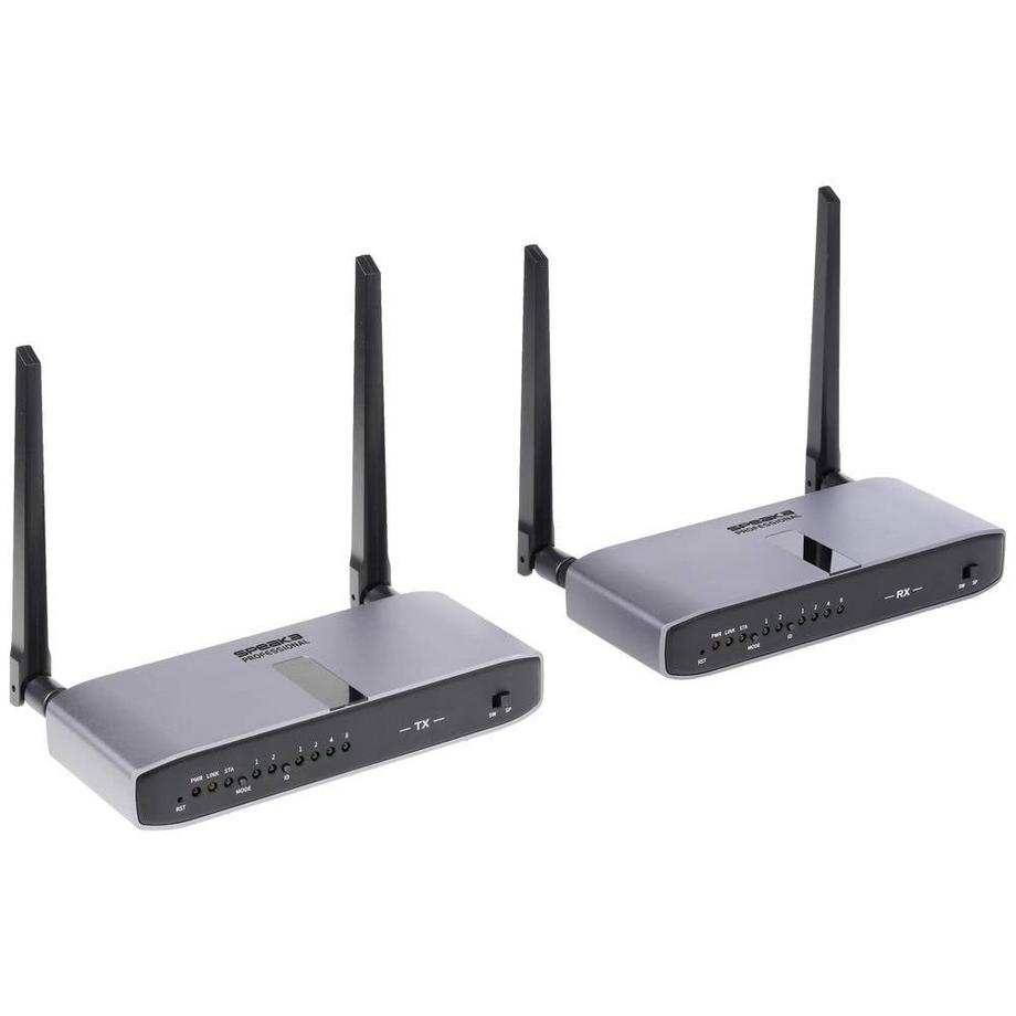 SpeaKa Professional  SPEAKA Professional Funkübertragungssystem für HDMI, USB-Eingabegeräte, Audio und -Signal 