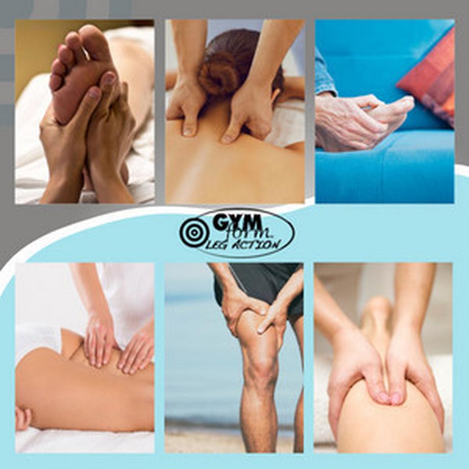GYMFORM Leg Action Platinum - Dispositivo per massaggio piedi e gambe  