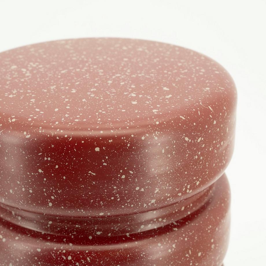 mutoni Table d'appoint Spatter burgundy  