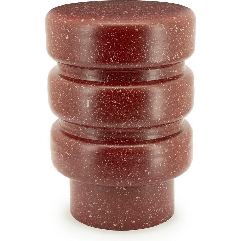Table d'appoint Spatter burgundy