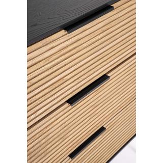 mutoni Buffet Allycia noir naturel 124x40  