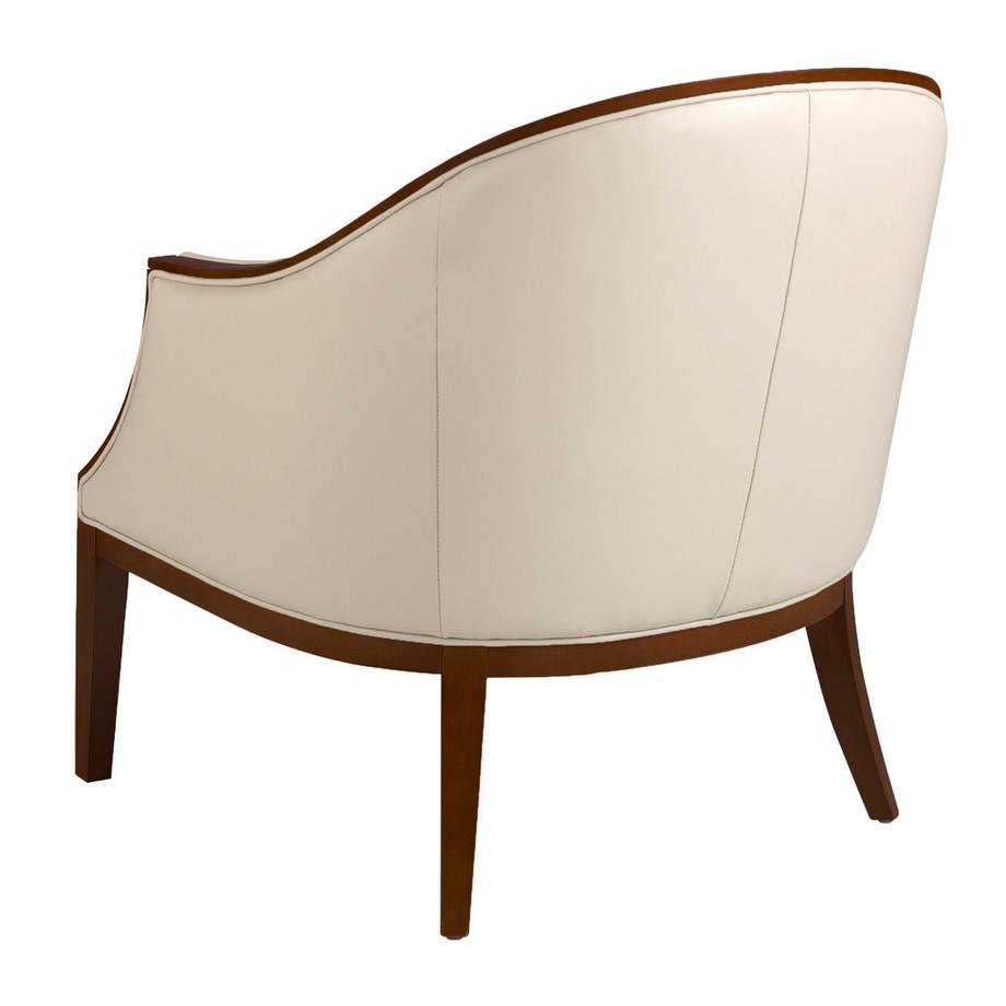 ANGEL CERDA Fauteuil en cuir sable  