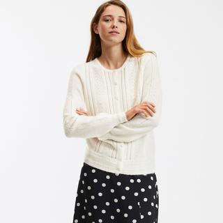 La Redoute Collections  Cardigan mit Pointelle-Muster 