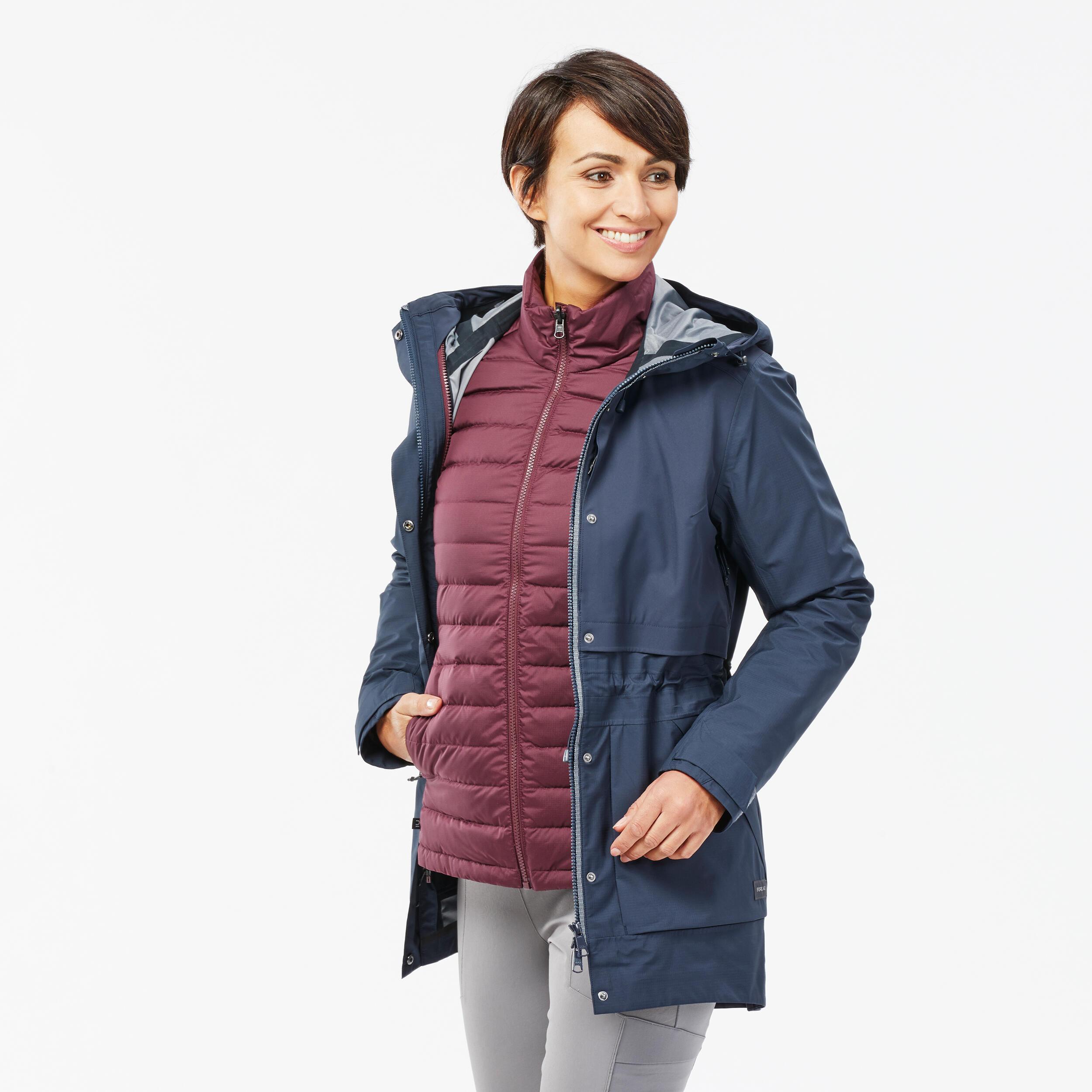 Image of 3-in-1-jacke - Travel 900 3en1 Compact Damen Blau 52/2XL