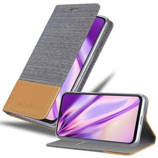 Cadorabo  Hülle für Samsung Galaxy M20 Magnetverschluss, Kartenfach 