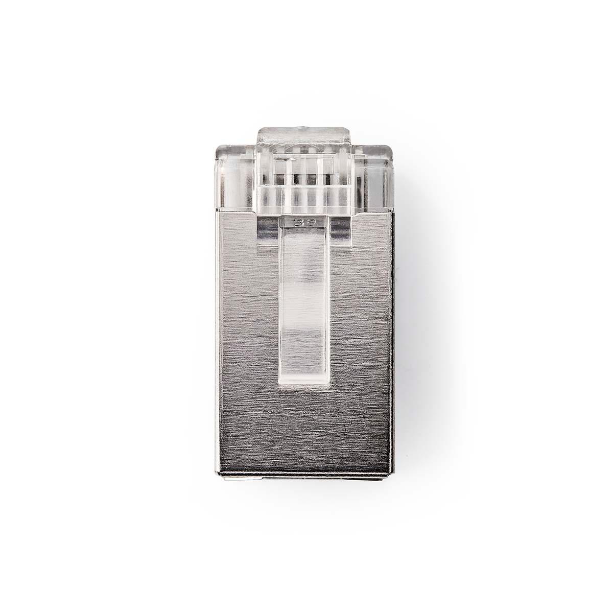 Image of Rj45-stecker | Männlich | Verseilte Stp Cat6 | Gerade | Vergoldet | 10 Stk. | Pvc | Transparent | Schachtel Unisex