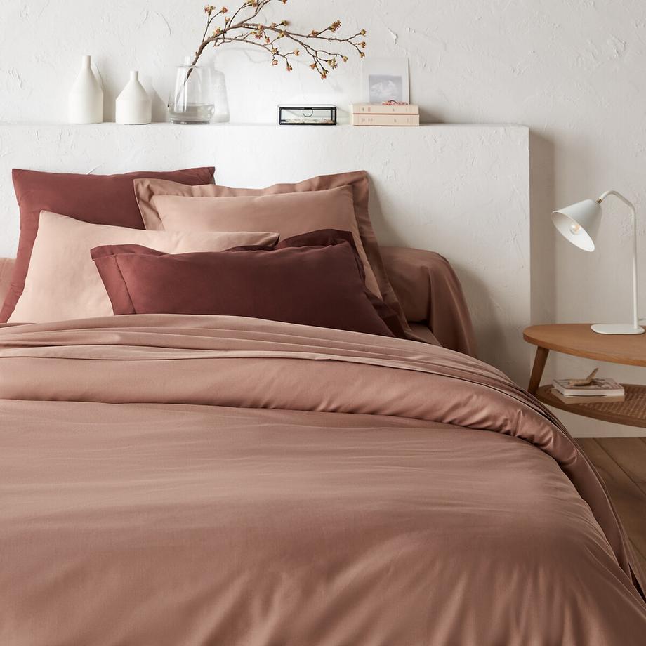 La Redoute Intérieurs Scenario Unifarbener Polycotton Kissenbezug mit Stehsaum  