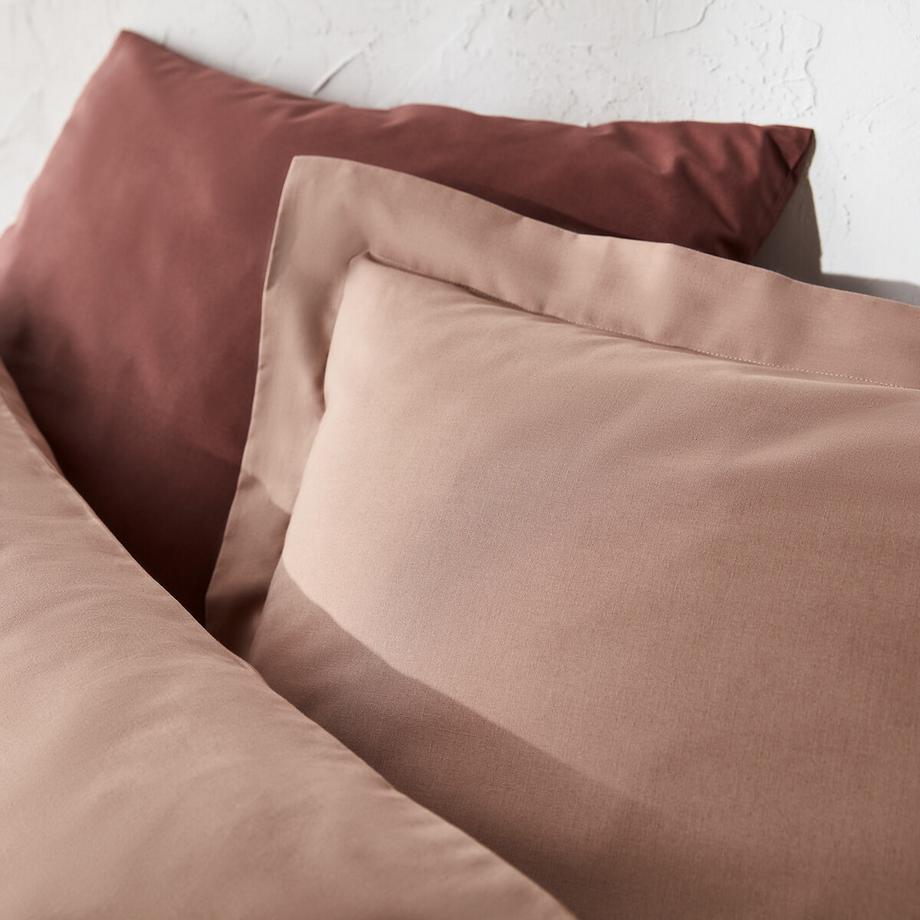 La Redoute Intérieurs Scenario Unifarbener Polycotton Kissenbezug mit Stehsaum  