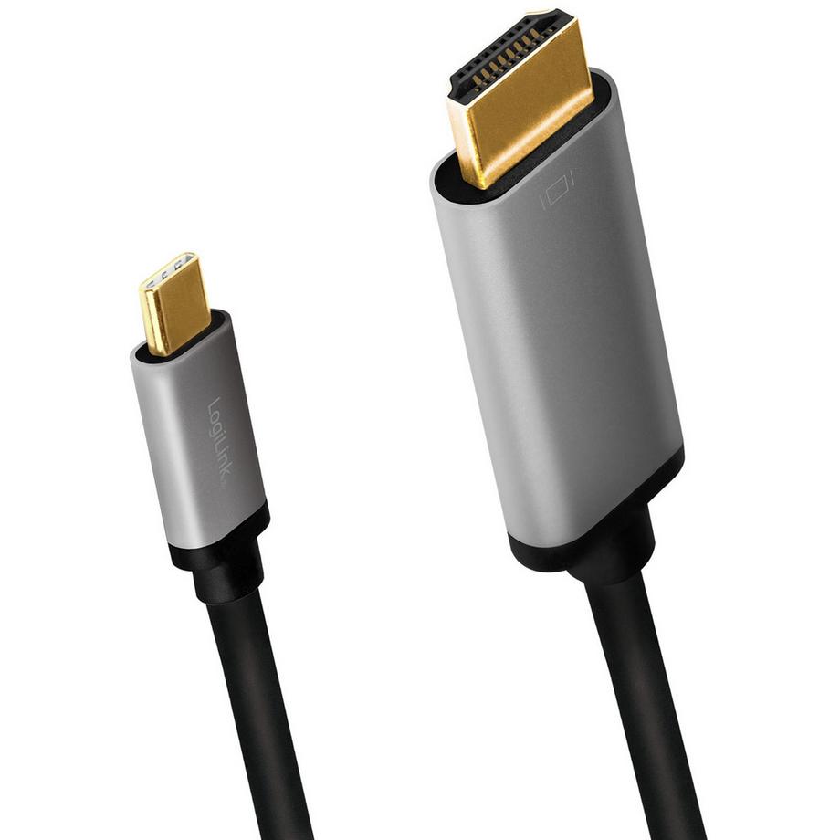 LogiLink  USB-C -> HDMI 4K/60Hz Aluminium 1,8 m 