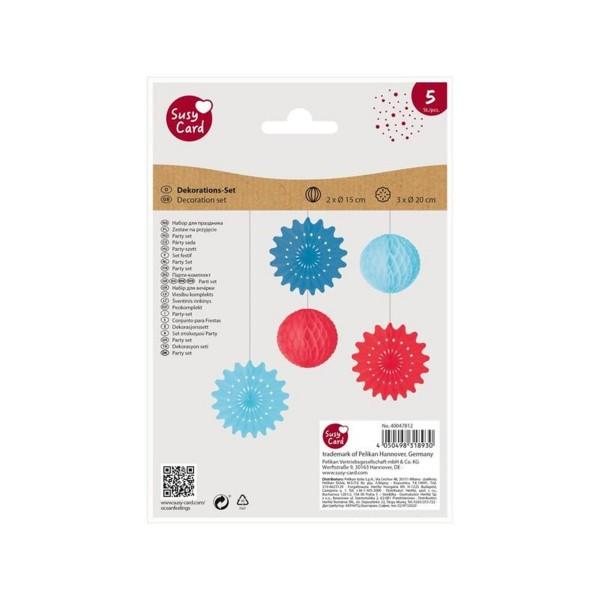 Image of 40047812 Partydekorationen Party-deko-set Unisex Rot Bunt ONE SIZE